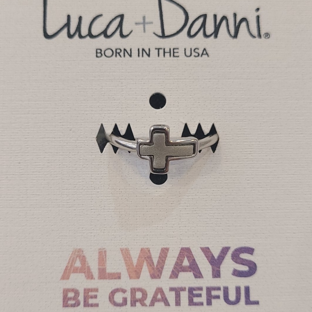 Silver Cross Ring